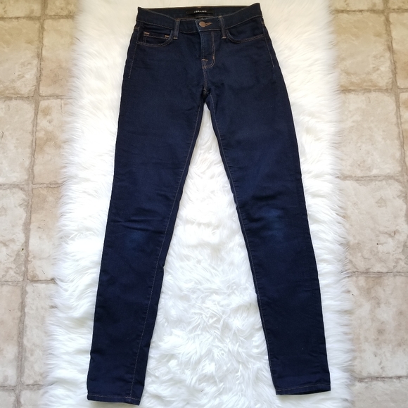 J Brand Skinny Leg Mi Rise Ink Wash Jeans - Picture 3 of 13